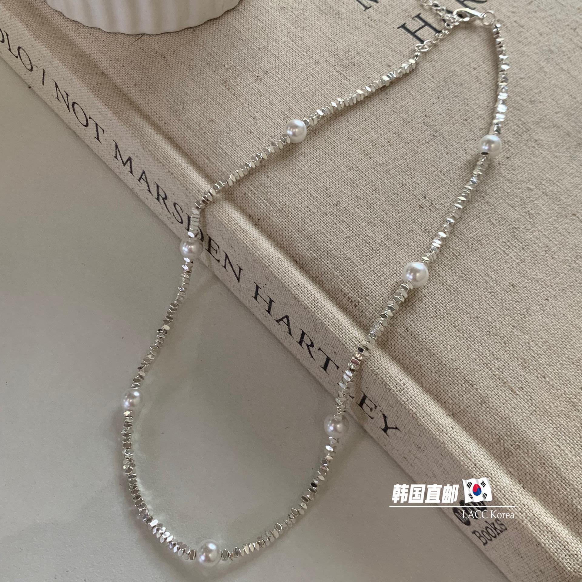 碎银子珍珠项链气质颈链