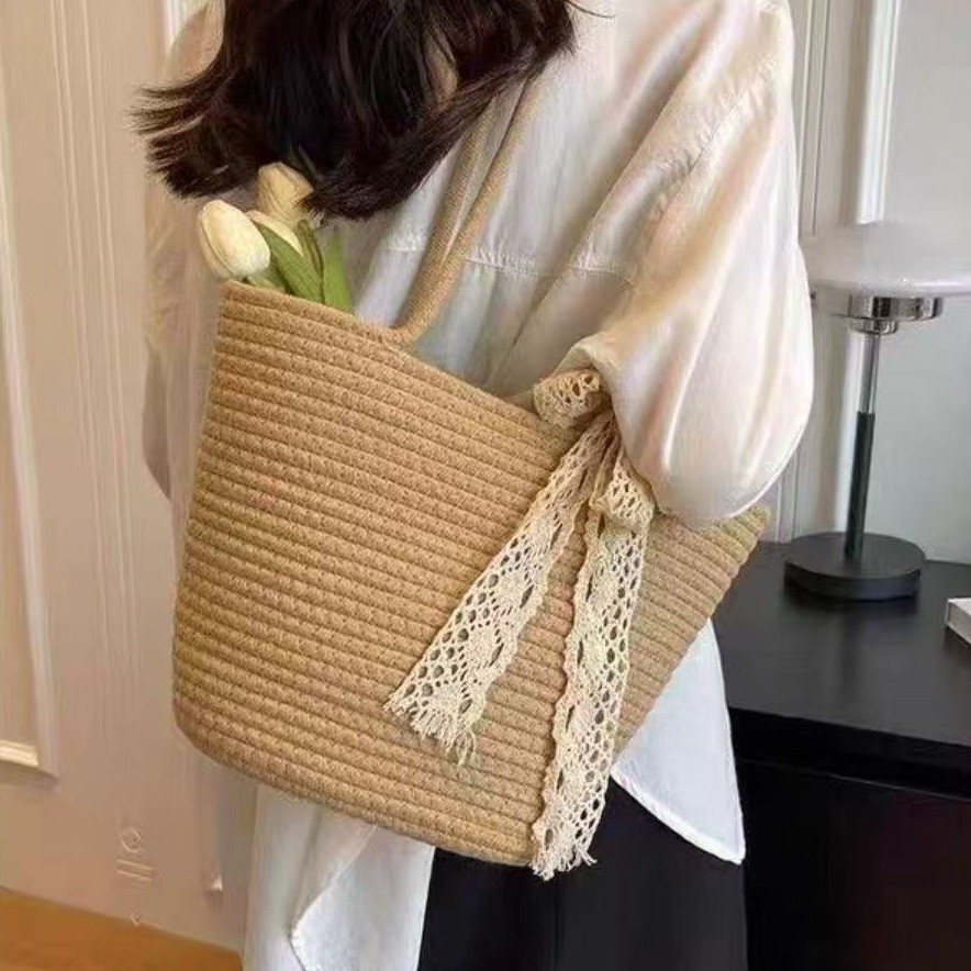 草编包女2026新款夏季编织包包大