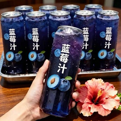 【四季常备】蓝莓汁360ml/瓶久坐解渴可口聚餐分享优惠整箱包邮
