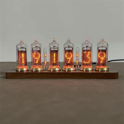 前苏联IN14辉光数码管时钟蓝牙控制辉光灯管电子管台钟真辉光时钟