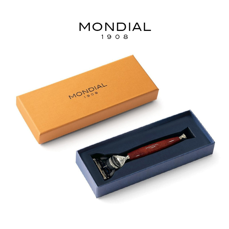 剃须刀石楠木Mondial1908原木