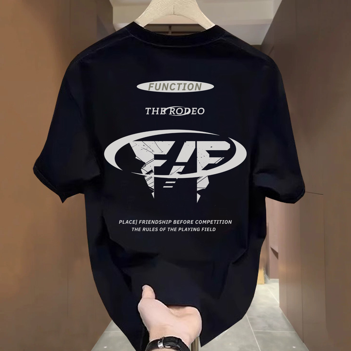 重磅全棉短袖t恤男2026年夏季新款印花潮牌宽松纯棉青少年体恤衫,男装,T恤,淘宝优惠券,粉丝福利购,淘宝优惠卷