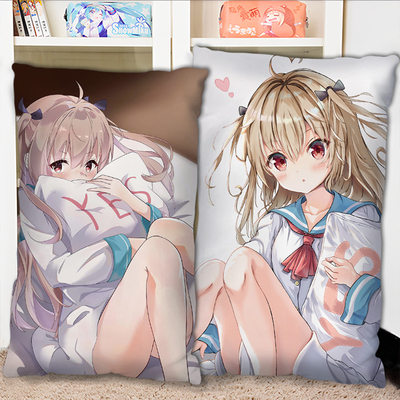 亚托莉周边抱枕Atri萝卜子半身长条二次元睡觉枕头2way枕套可定制