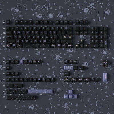 URE太空漫游键帽PBT热升华152键