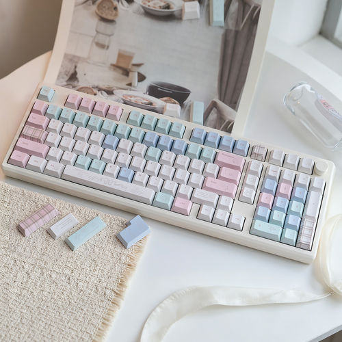 起司兔键帽女生PBT+PC原厂高度