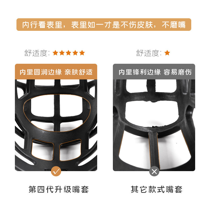 训犬可调节压缩防咬硅胶
