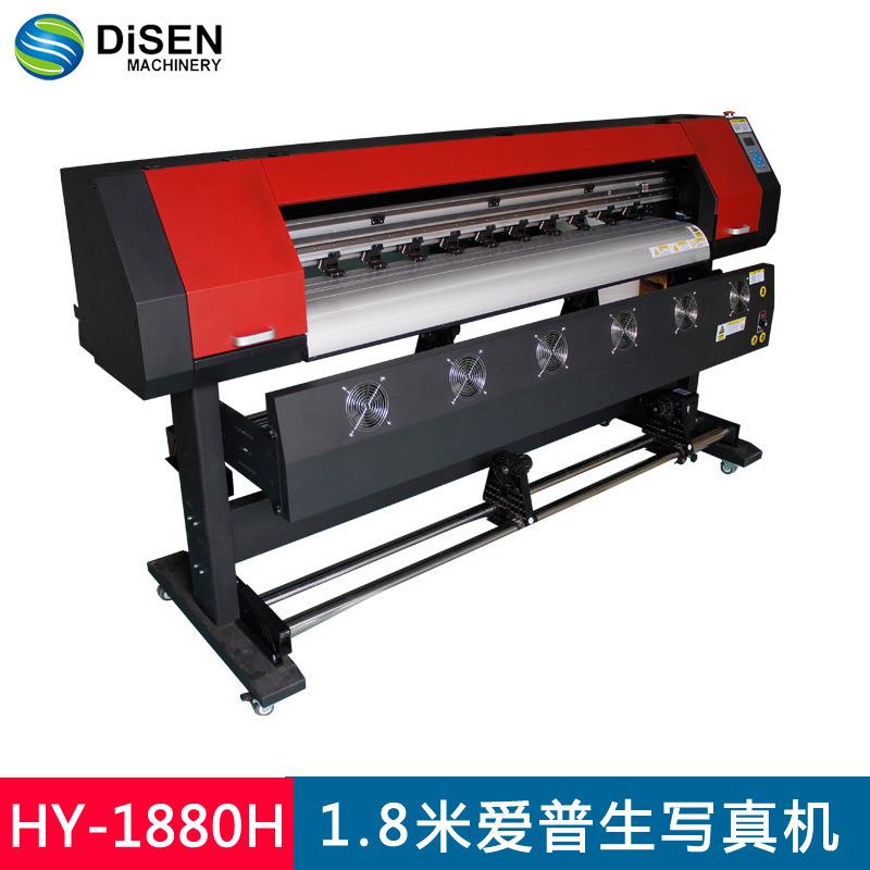 大型户外写真喷绘一体机1.8米写真机XP600喷头配件墙布打印机厂家