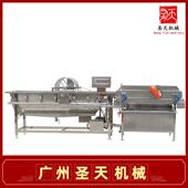 豪华型涡流洗菜机 蔬叶菜苹果多功能清洗机 预制菜净菜加工生产线