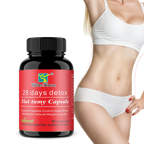 跨境现货28 days detox Flat tummy Capsule 28天藤黄果平肚胶囊