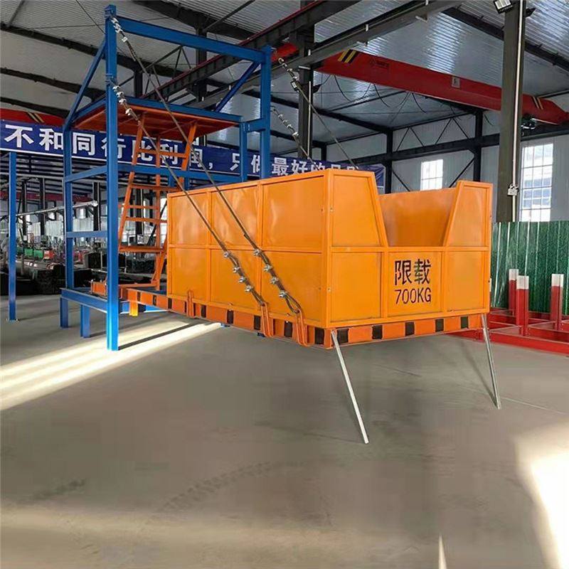 建筑工地卸料平台施工升降机移动吊装台抽屉式高空作业吊运机厂家