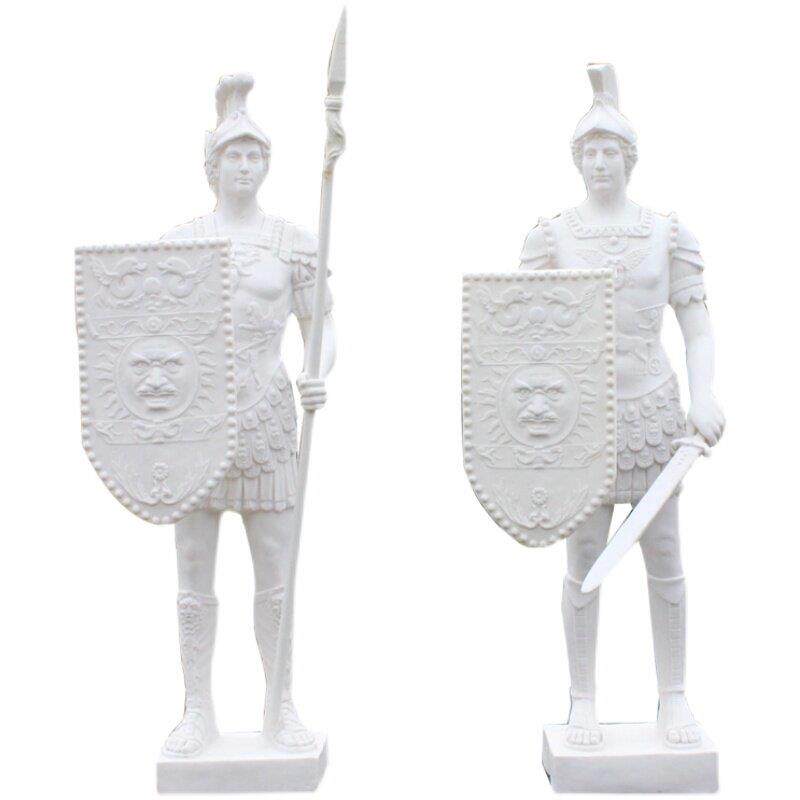 欧式罗马勇士盔甲武士雕像人物雕塑酒店迎宾装饰大型摆件促销热卖