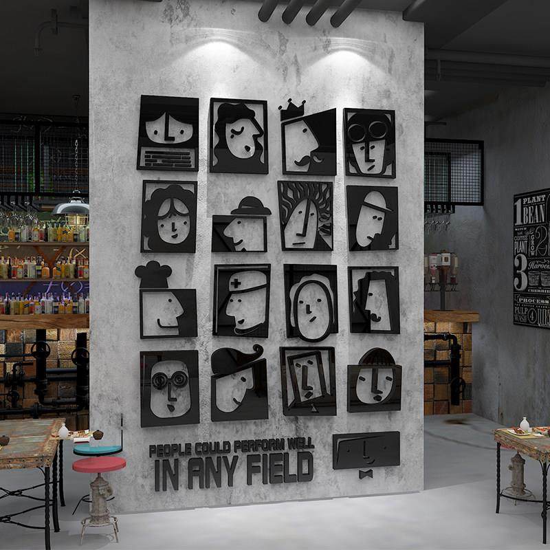 网红打卡清吧小酒馆墙面装饰品场造背景布置工业风烧烤店创意餐饮,家居饰品,文化墙贴,淘宝优惠券,粉丝福利购,淘宝优惠卷