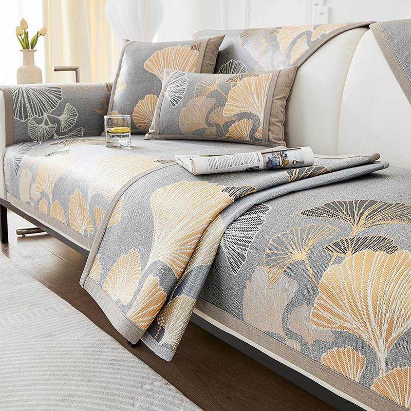 沙发垫夏季冰丝凉席防滑沙发套罩垫子简约现代夏天坐垫盖布靠背巾,居家布艺,沙发垫,淘宝优惠券,粉丝福利购,淘宝优惠卷