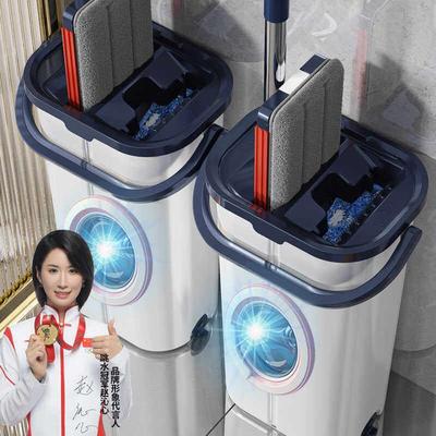 雅贝洛平板拖把家用一拖净免手洗2025新款刮水一体拖把桶拖地拖布