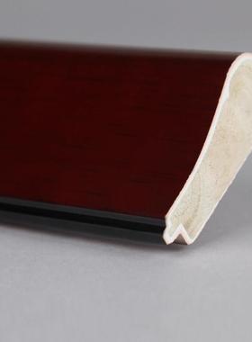 王斌相框中式实木国画相框 装饰线条框条34007-1水晶红7.2cm