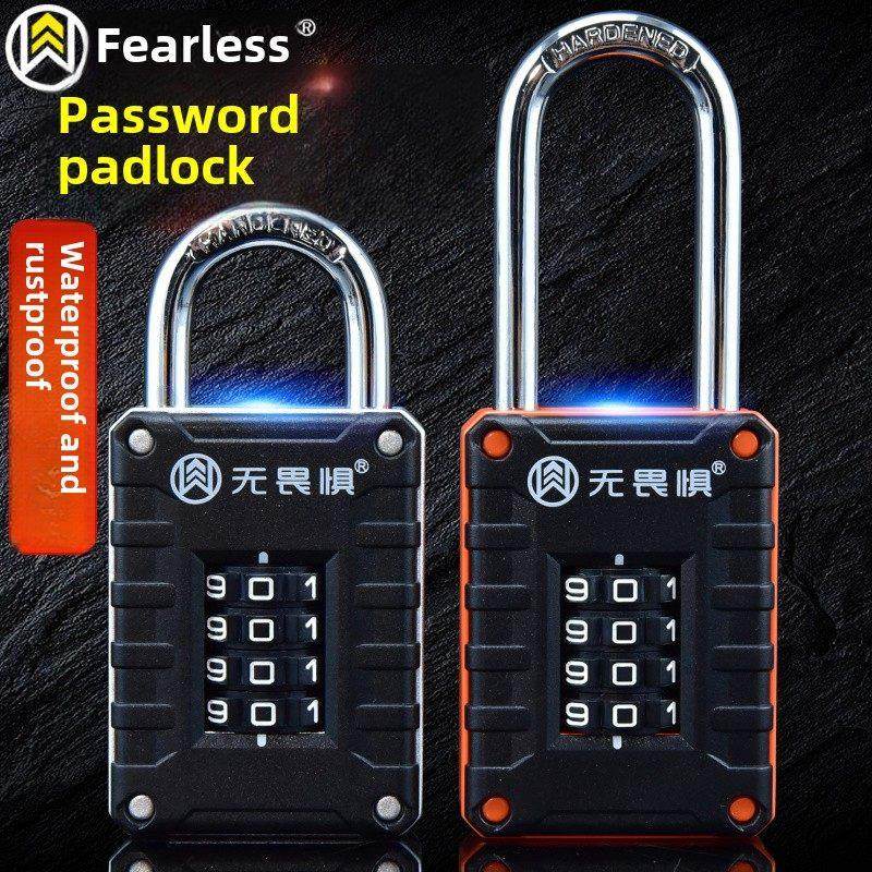 无所畏惧密码挂锁防水，防锈，防盗窗防盗锁户外家用机柜门锁仓库