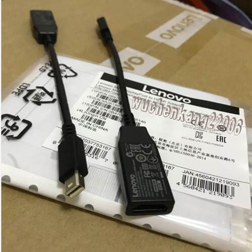 原装MINIDP转HDMI转换器4K笔记本显卡小DP转HDIM母接显示器转接线
