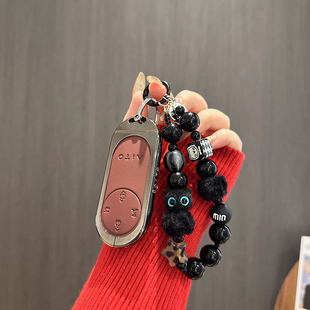 适用问界M9/M8钥匙套华为新M7增程UItra纯电MAX版高档金属包壳扣