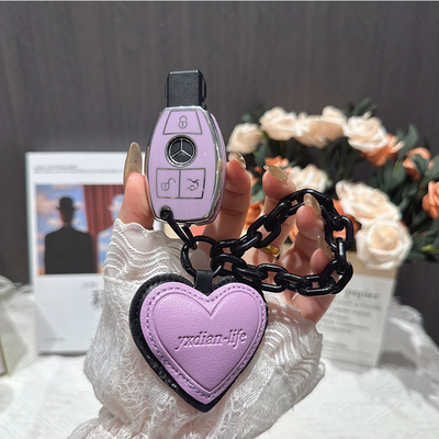 【高级感高质量满满紫色钥匙套】