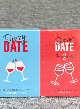 外贸热销英文版 Dizzy date头晕目眩的约会朋友聚会喝酒情侣对话