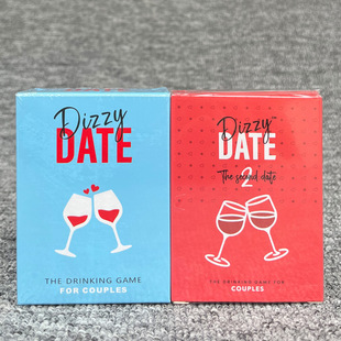 外贸热销英文版 Dizzy date头晕目眩的约会朋友聚会喝酒情侣对话