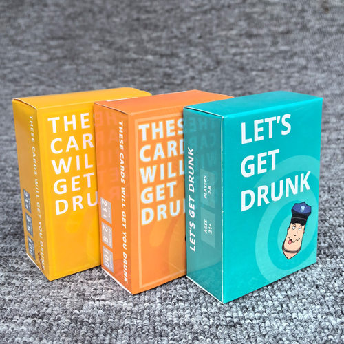英文版let's get drunk喝酒牌醉酒桌游卡card game让我们一起