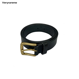 Veryrareme 意大利进口牛皮金属扣腰带皮带