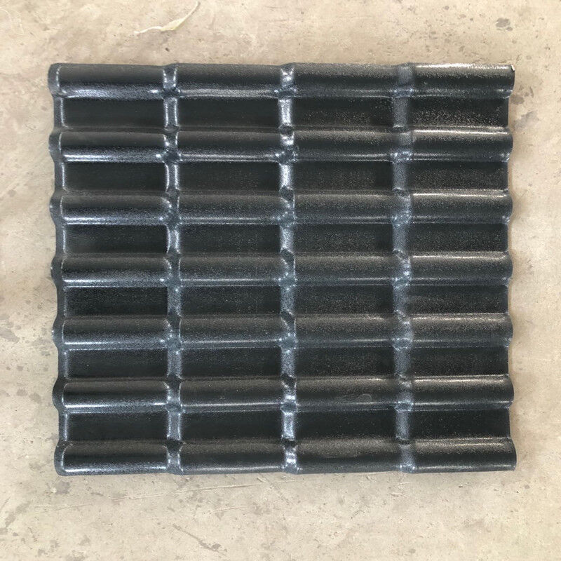 树脂瓦屋顶瓦片塑料瓦加厚别墅防水瓦仿古瓦琉璃瓦屋面隔热瓦黑色