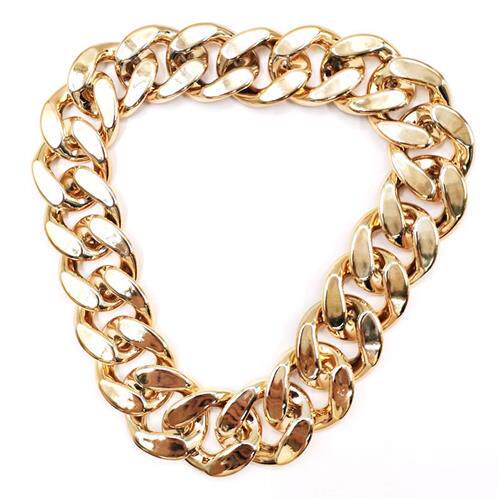 大型宠物狗项圈狗狗金项链大金链子金毛拉布拉多犬超粗装饰金项链