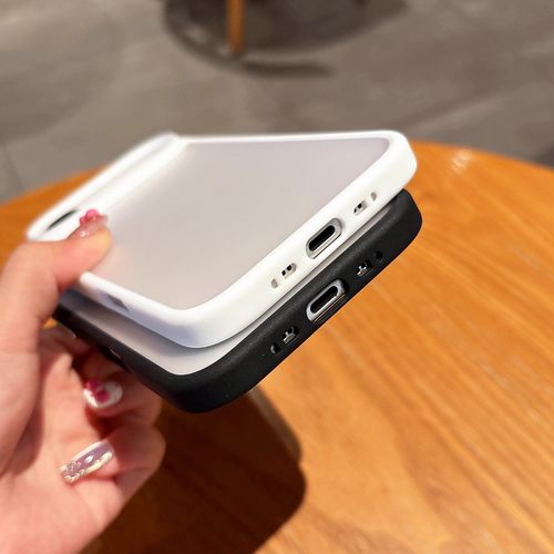 马卡龙磨砂壳适用苹果17pro简约