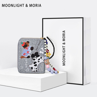 2026新款牛仔卡包可爱卡通女款卡包多卡位一体大容量证件零钱包