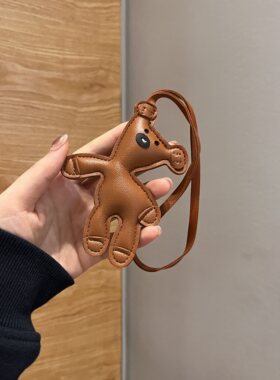 憨豆先生的可爱泰迪小熊系包包挂件钥匙扣挂饰简约可爱情侣礼物潮