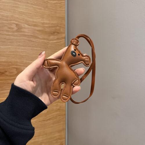 憨豆先生的可爱泰迪小熊系包包挂件钥匙扣挂饰简约可爱情侣礼物潮