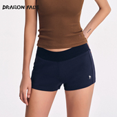 轻盈弹力短裤 运动休闲低腰短裤 DRAGON FACE 明星同款 龙脸