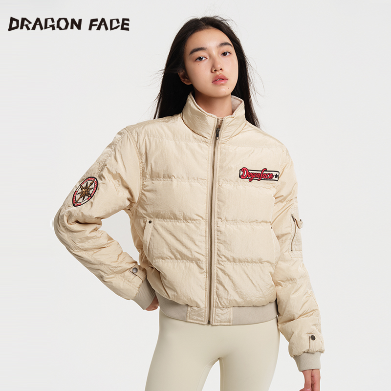 【何超莲同款】龙脸DRAGON FACE 轻薄羽绒航海棉服