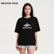 短袖 宽松休闲双枪 龙脸DRAGONFACE T恤网球运动短袖 窦骁同款