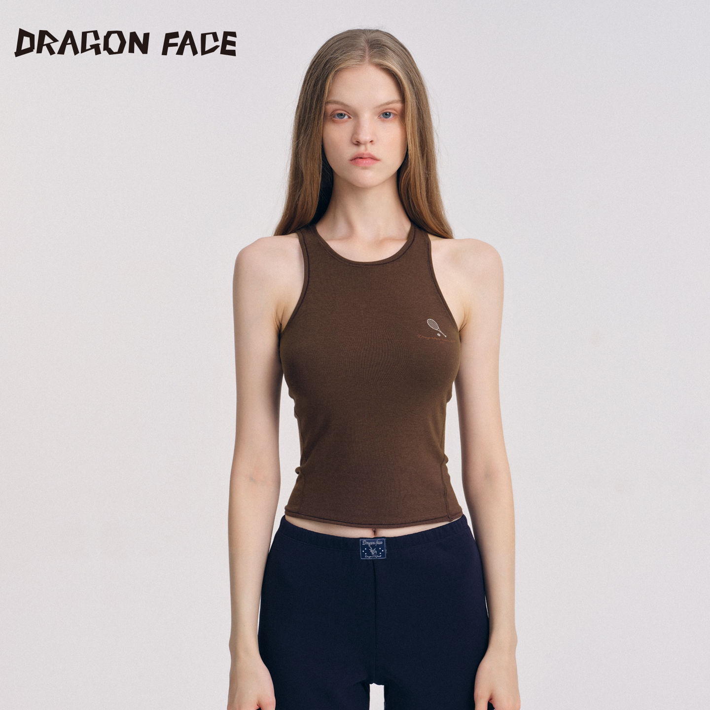 【明星同款】龙脸 DRAGON FACE 弹力运动背心 修身背心