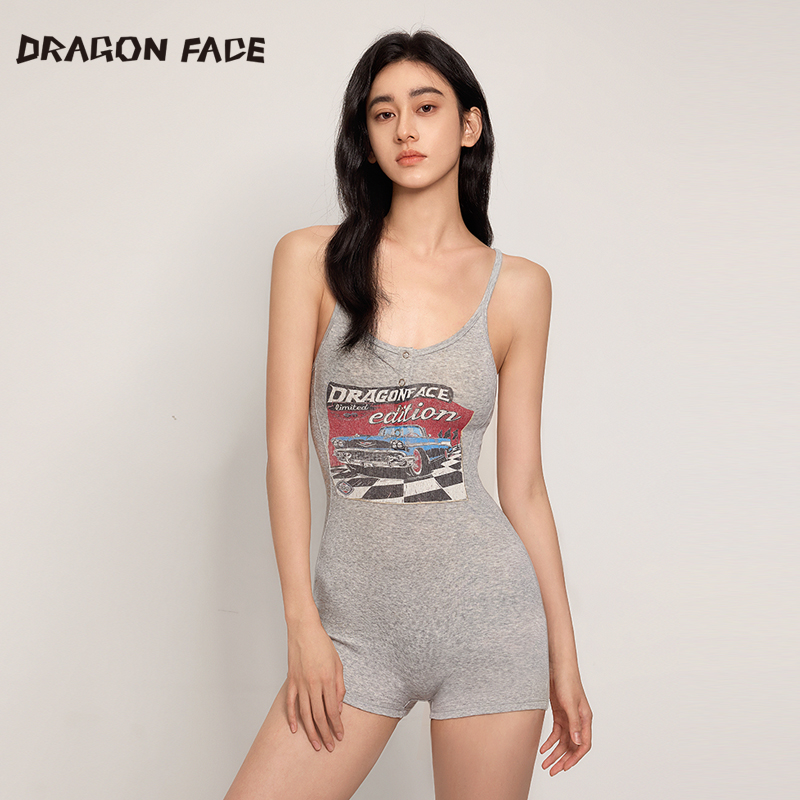 【明星同款】龙脸DRAGON FACE 紧身竞速连体短裤