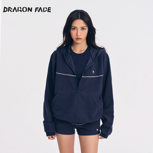 明星同款 连帽外套短裤 龙脸 FACE 套装 DRAGON