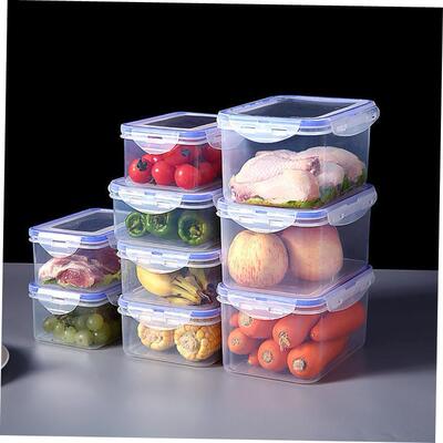 plastic food fruit storage box container lunch fridge big