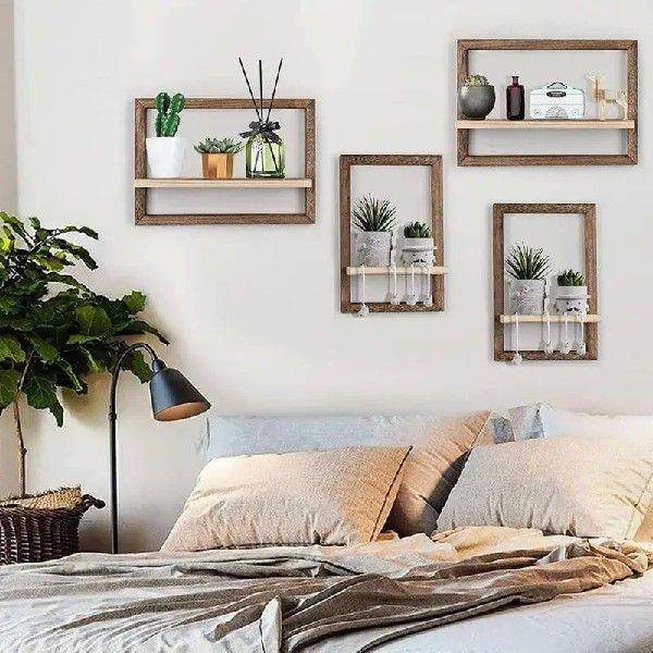 Floating Box Shelves Wooden Floating Shelves Wall Mounted