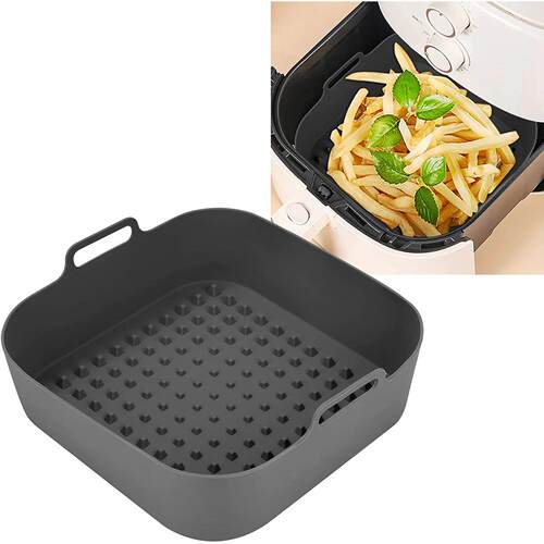 Air Fryer Silicone Pot Thick Reusable Silicone Square Air Fr