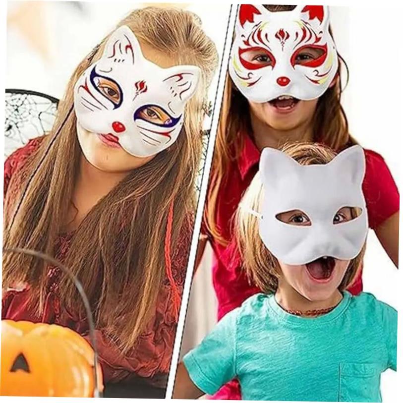 Diy Cat Masque Diy Halloween Costume Masque Hand-painted Cat