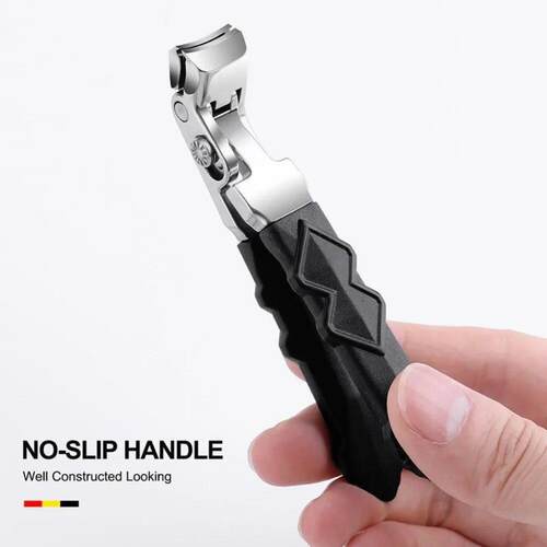 Stainless Anti-Splash Nail Clippers Long Handle Thick Nails