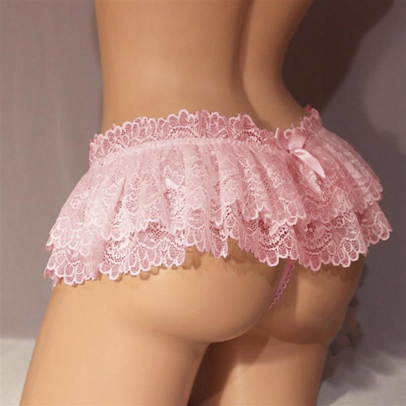 Fashion Solid Color Low Waist Lace Skirt时尚纯色低腰蕾丝短裙