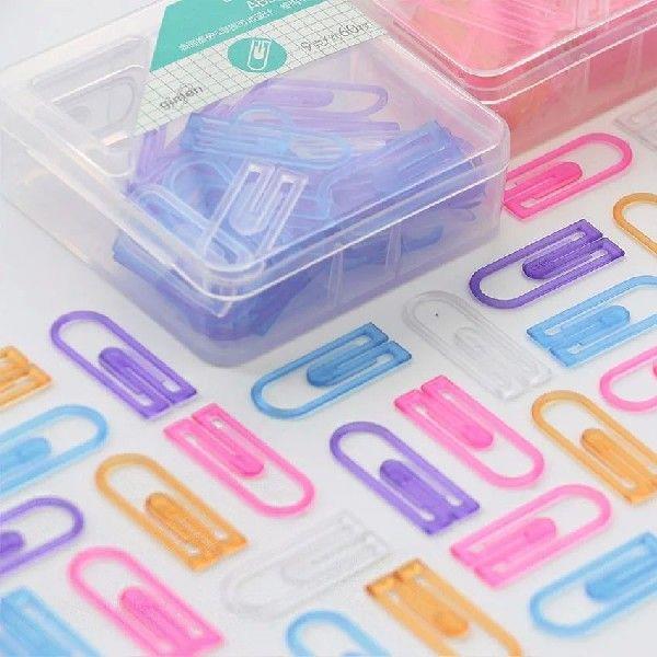 ABS Paper Clip Colorful Tab Index Students Bookmarks Office