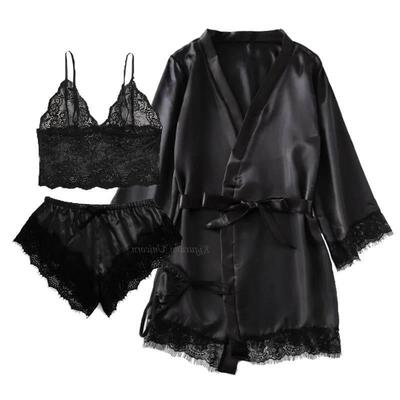 be Suit Summer Sexy V-Neck Pyjamas Sleepwear Home Nightdress