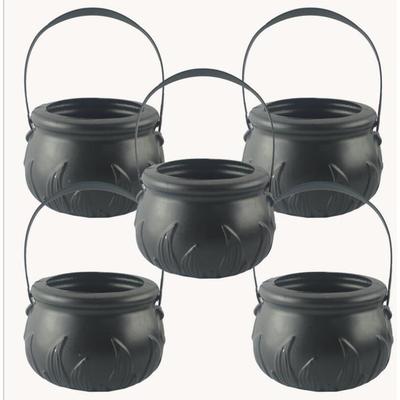 10pc Halloween Prop PP Witch Cauldron Skull Pot Candy Kettle