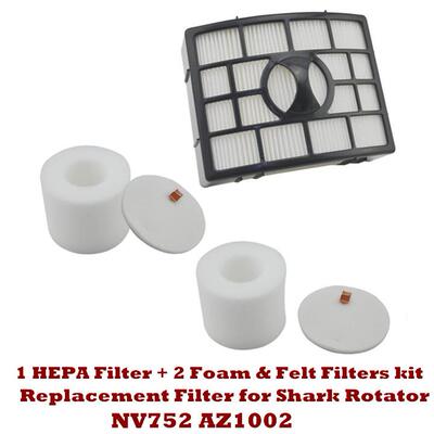 Vacuum Filter Replacement for Shark Rotator Foam and Felt