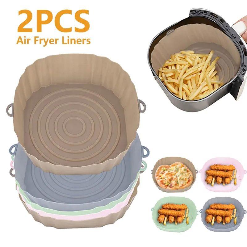Air Fryer Silicone Basket Airfryer Oven Baking Silicone Tray